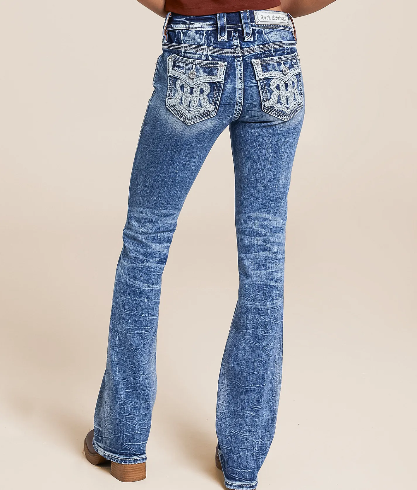 Jeans|Bottoms | Rock Revival Nadine Mid-Rise Boot Stretch Jean Nadine MB216