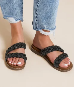 Shoes | Very G Nancy Glitz Sandal Silver