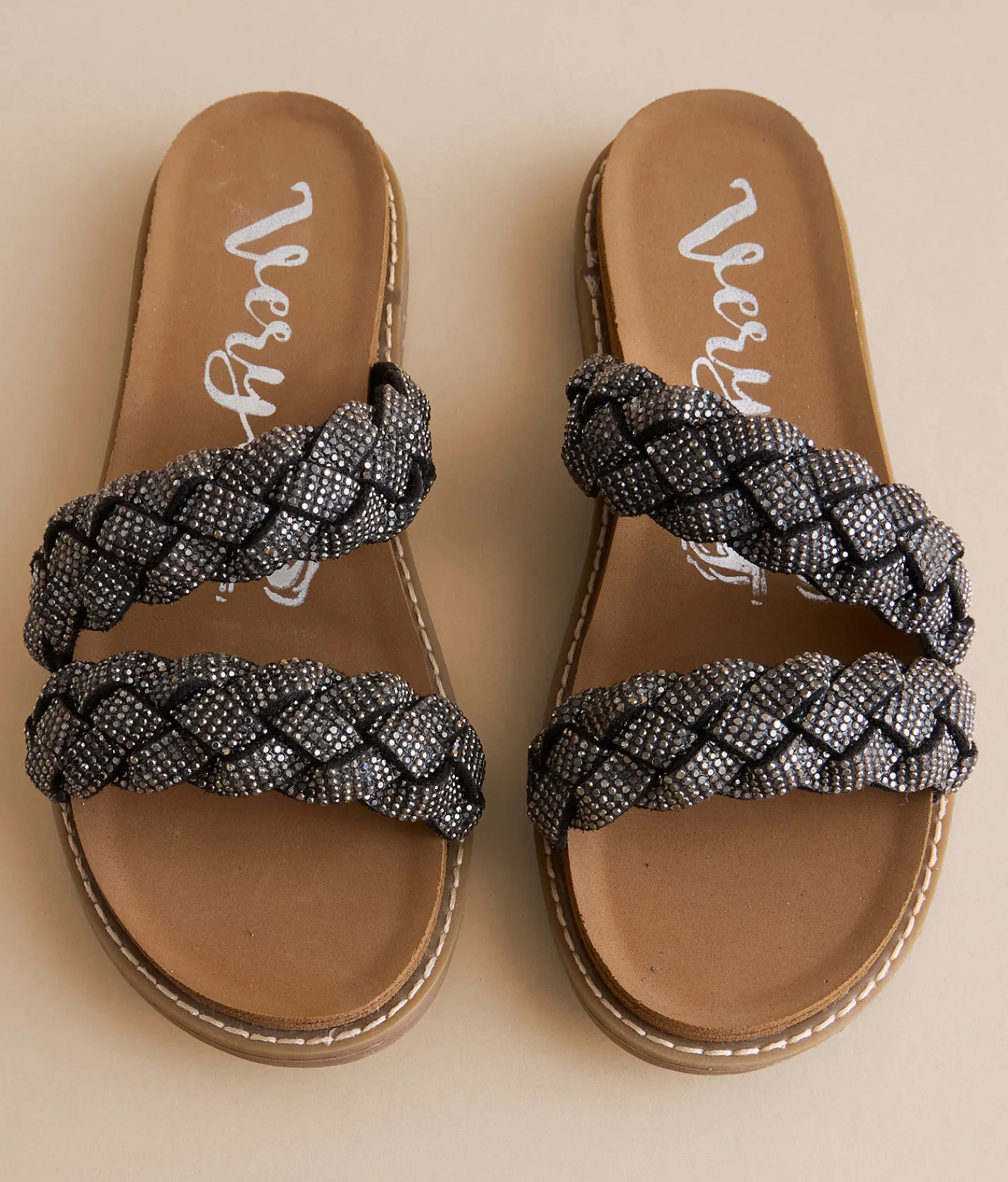 Shoes | Very G Nancy Glitz Sandal Silver