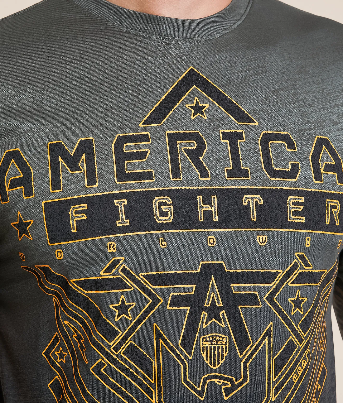 Tops|Graphic T-Shirts | American Fighter Nantucket T-Shirt Mulled Basil Kambaba