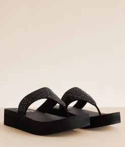 Shoes | Very G Napoli Glitz Flatform Flip Grey