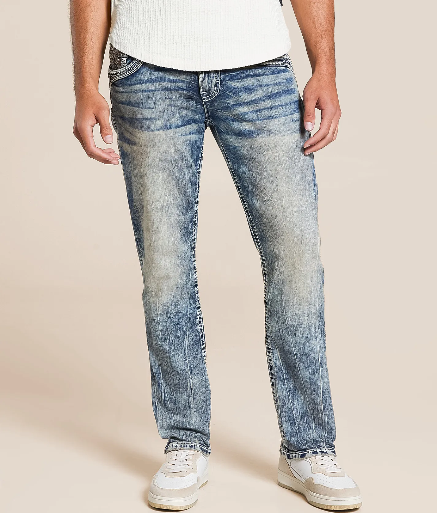 Rock Revival Nash Straight Stretch Jean Nash J204