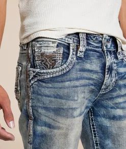 Rock Revival Nash Straight Stretch Jean Nash J204