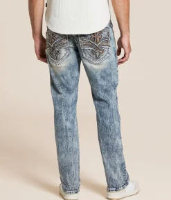 Rock Revival Nash Straight Stretch Jean Nash J204