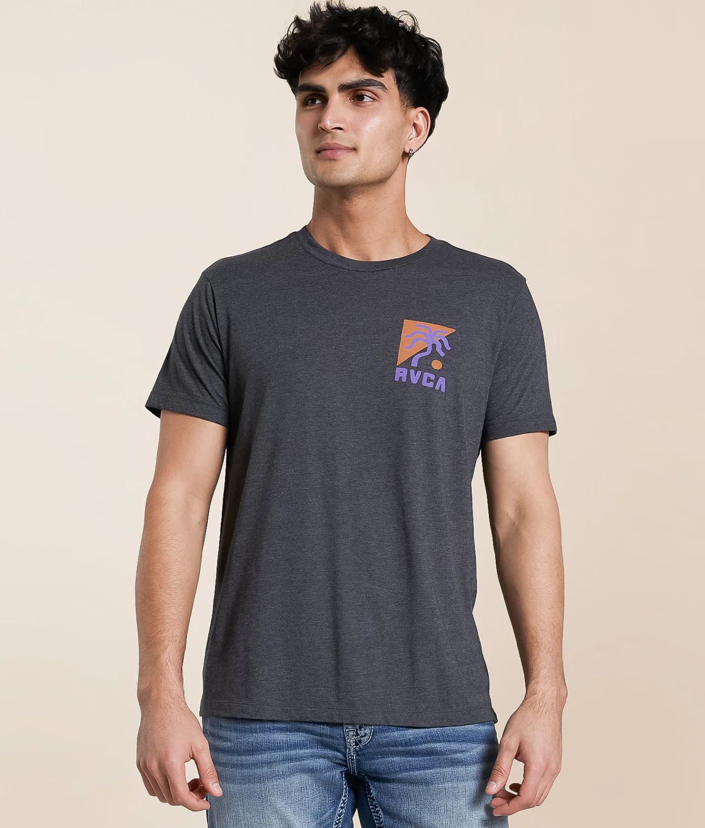 RVCA Nate Harbor T-Shirt Black Outlet