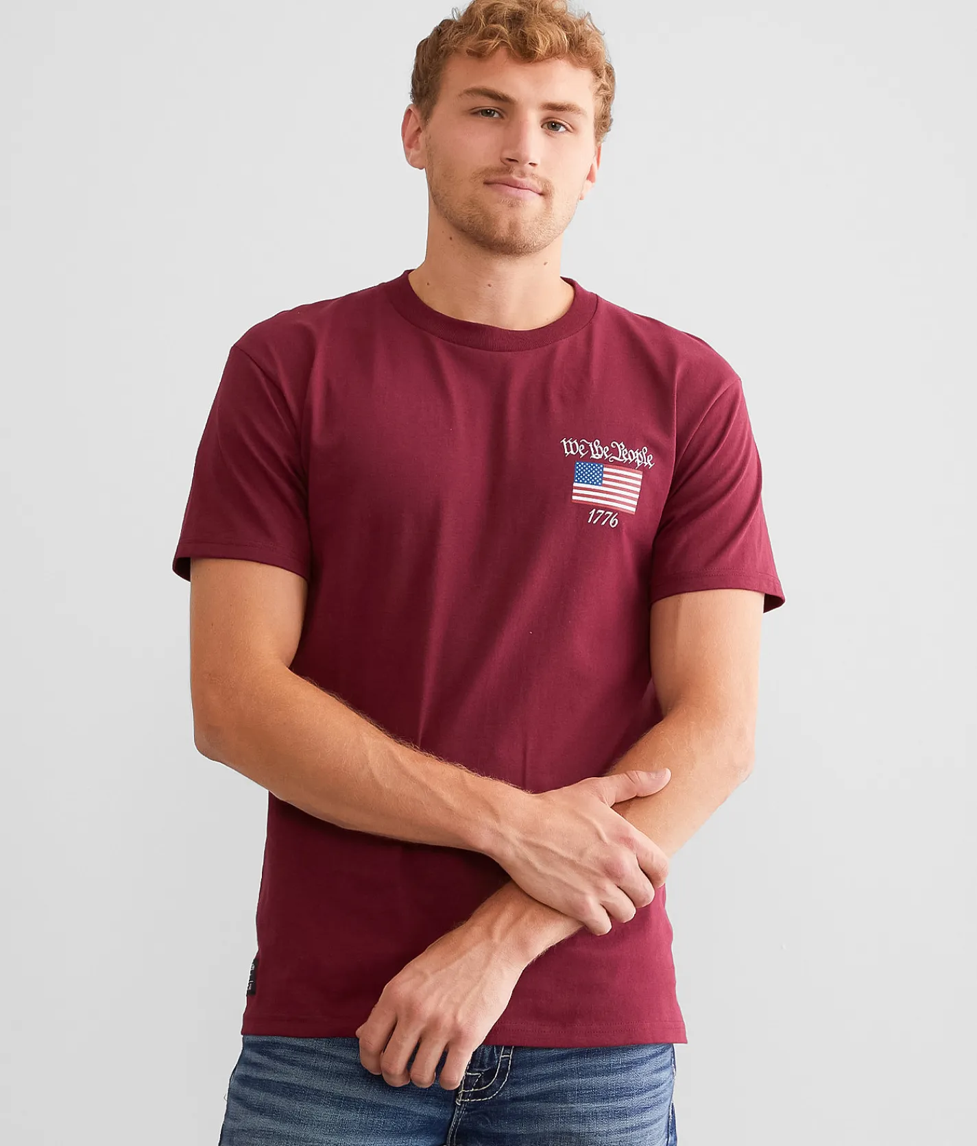 Graphic T-Shirts | Howitzer Nation Under God T-Shirt Burgundy