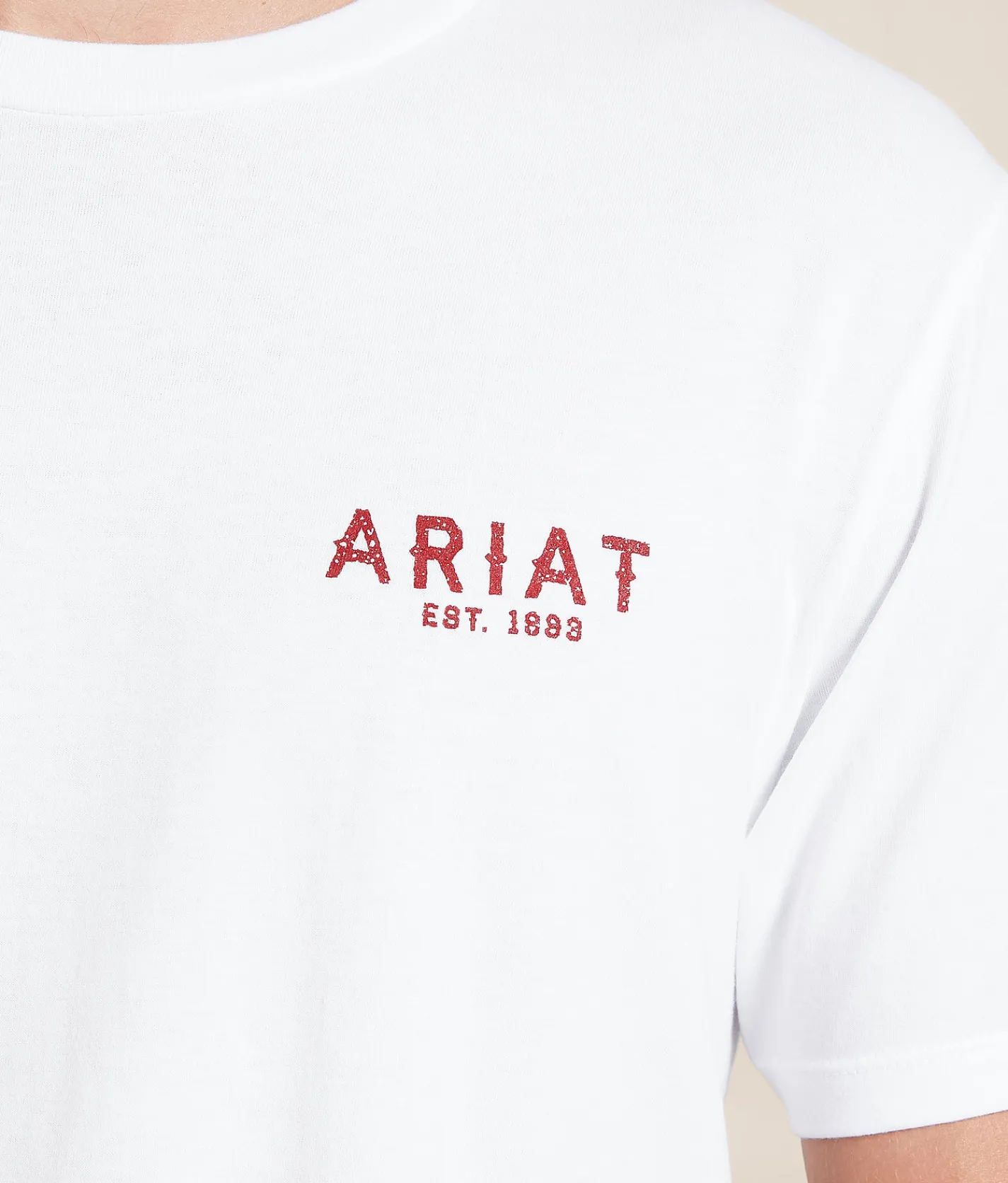 Tops|Graphic T-Shirts | Ariat Natural Hand T-Shirt White