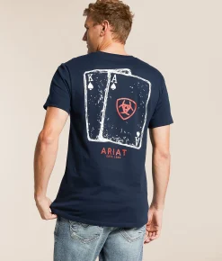 Ariat Natural Hand T-Shirt Navy Ink