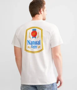 Brew City Natural Light Beer T-Shirt White Hot