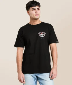 Sullen Naughty & Nice T-Shirt Jet Black Clearance