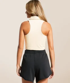 Tops | Gameday SOCIAL® Nebraska Cropped Tank Top Oatmeal