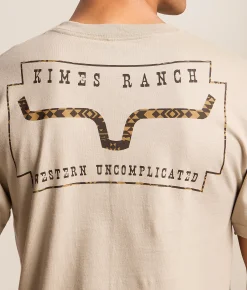 Kimes Ranch Neck Tie T-Shirt Sand Online