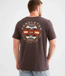 Graphic T-Shirts | Pendleton Nehalem Circle T-Shirt Brown