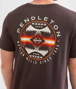 Graphic T-Shirts | Pendleton Nehalem Circle T-Shirt Brown
