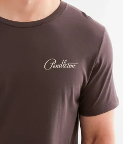 Graphic T-Shirts | Pendleton Nehalem Circle T-Shirt Brown