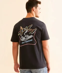 Graphic T-Shirts | Old Row Neon Duck T-Shirt Black