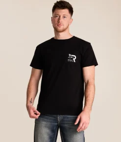 Roost Waterfowl Neon Logo T-Shirt Black Best