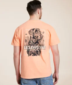 Graphic T-Shirts | Fieldstone Neon Monotone T-Shirt Neon Cantaloupe