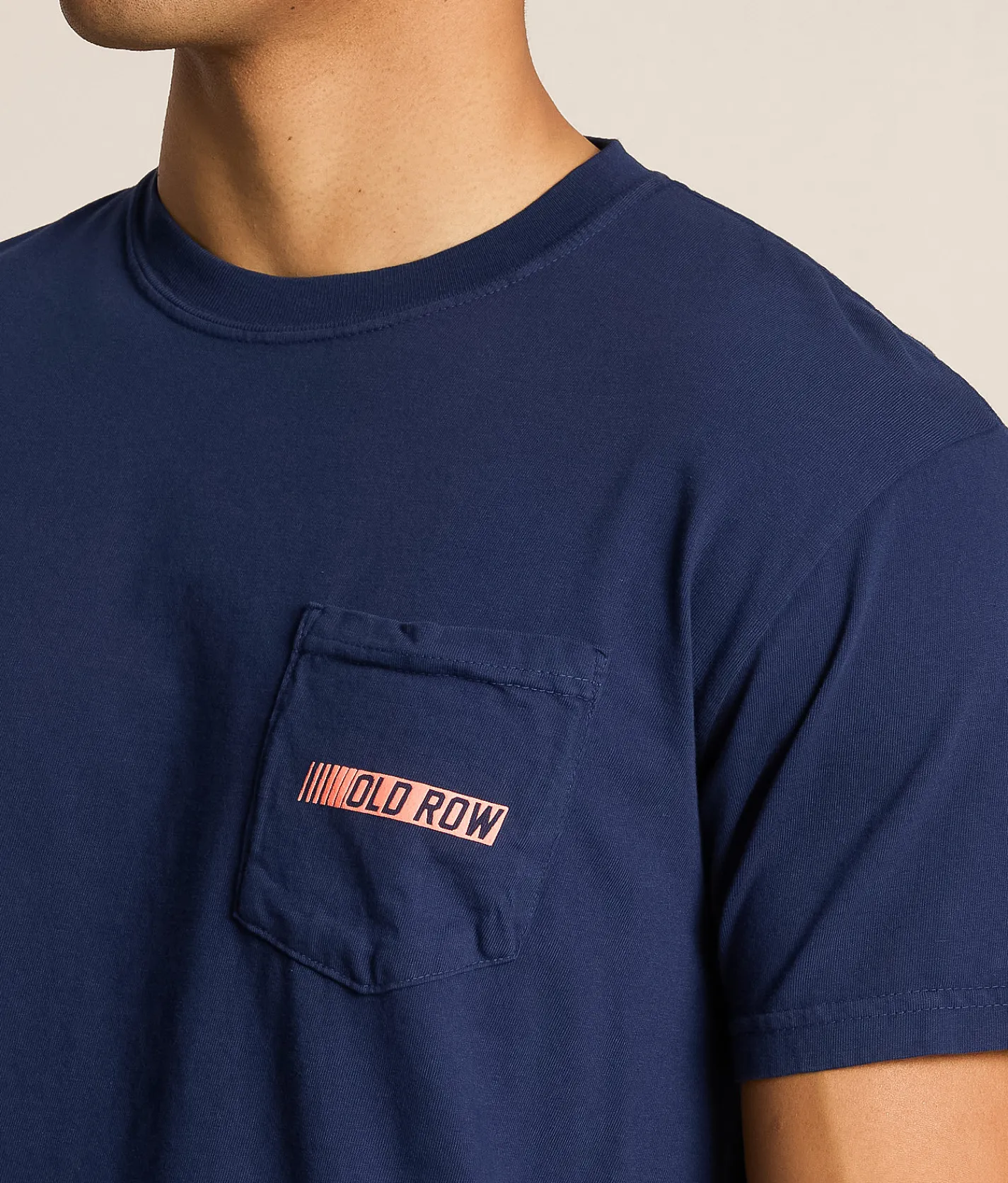 Tops|Graphic T-Shirts | Old Row Neon Racing T-Shirt Navy