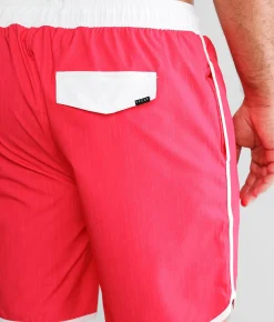 Veece Neon Stretch Swim Trunks Hot Pink Online