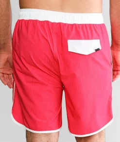 Veece Neon Stretch Swim Trunks Hot Pink Online