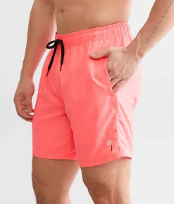 Maven Co-op Neon Swim Trunks Neon Pink Sale