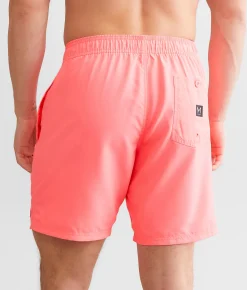 Maven Co-op Neon Swim Trunks Neon Pink Sale