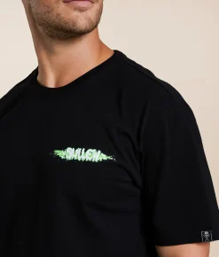 Tops|Graphic T-Shirts | Sullen Never Late T-Shirt Jet Black