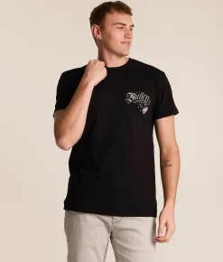 Tops|Graphic T-Shirts | Sullen Never Look Back T-Shirt Jet Black
