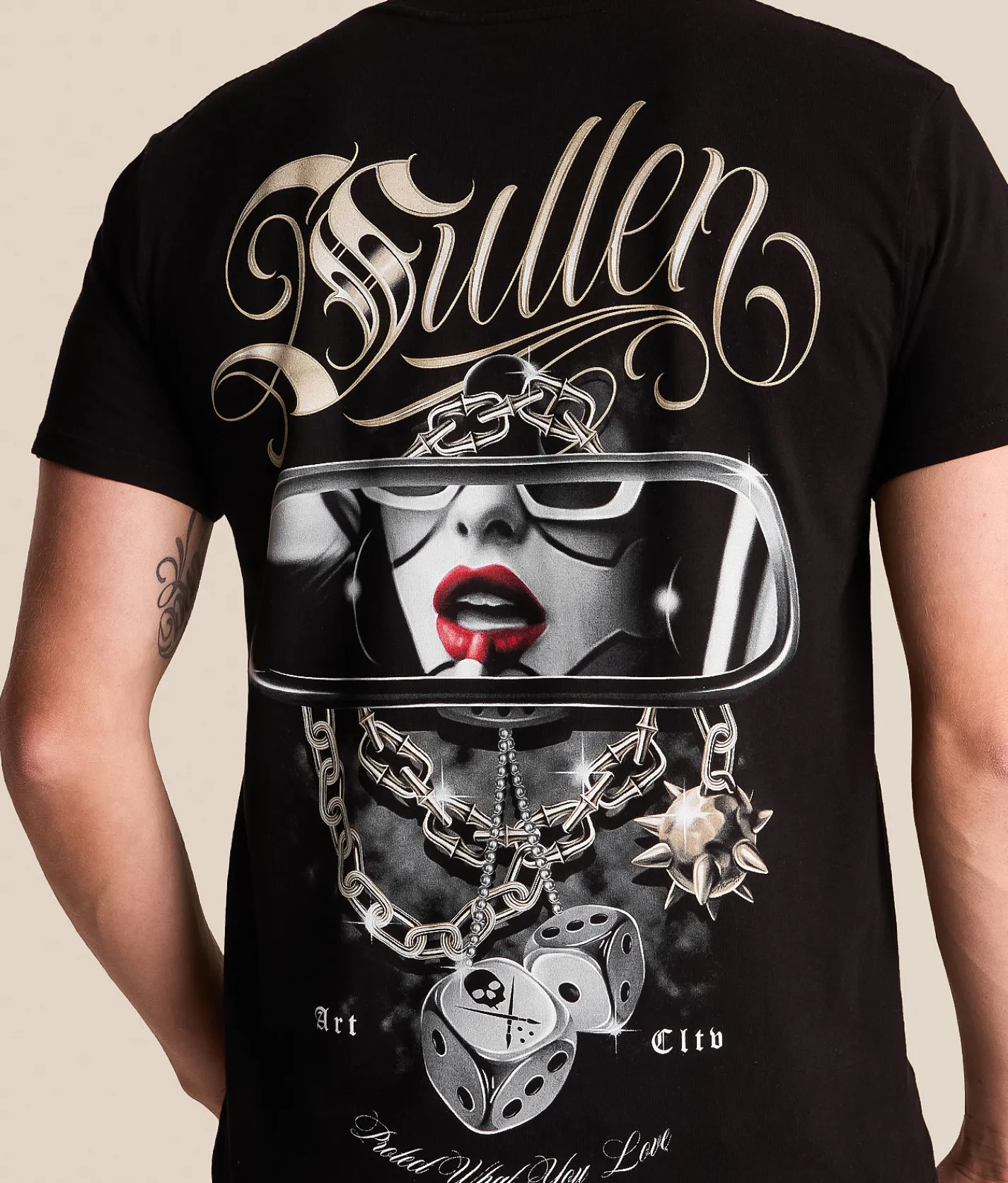 Tops|Graphic T-Shirts | Sullen Never Look Back T-Shirt Jet Black
