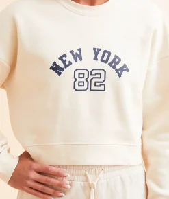 FITZ + EDDI New York Cropped Pullover Birch Sale