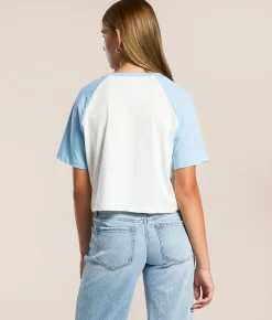 FITZ + EDDI New York Cropped T-Shirt White Clearance