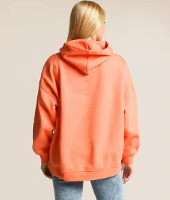 FITZ + EDDI New York Gingham Hooded Sweatshirt Coral Quartz Online