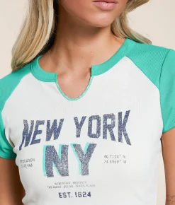 FITZ + EDDI New York T-Shirt Birch Online