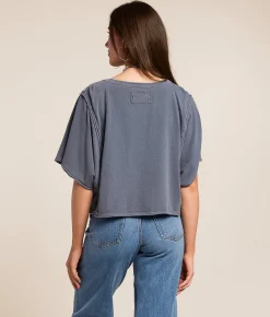 Tops | Free People Next Level Cropped T-Shirt Night Shadow