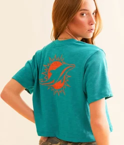 Junkfood NFL Dual Threat Cropped T-Shirt Eagles Sale