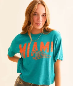 Junkfood NFL Dual Threat Cropped T-Shirt Eagles Sale