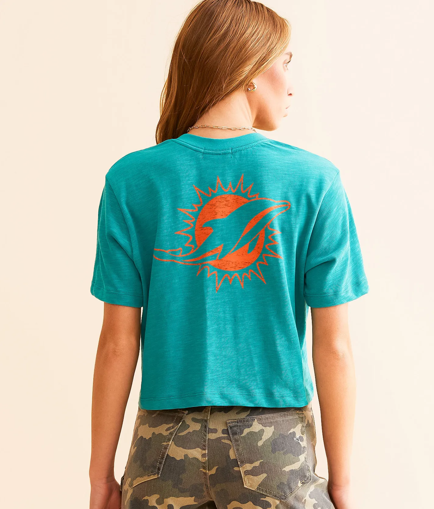 Junkfood NFL Dual Threat Cropped T-Shirt Eagles Sale
