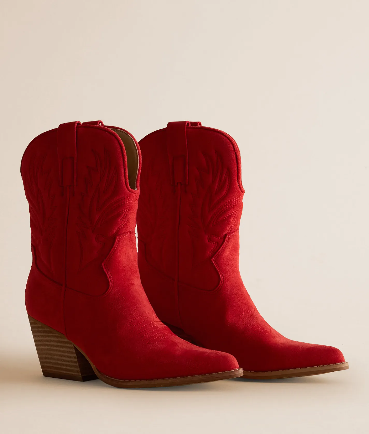 Mi.iM Nicole Western Boot Red New