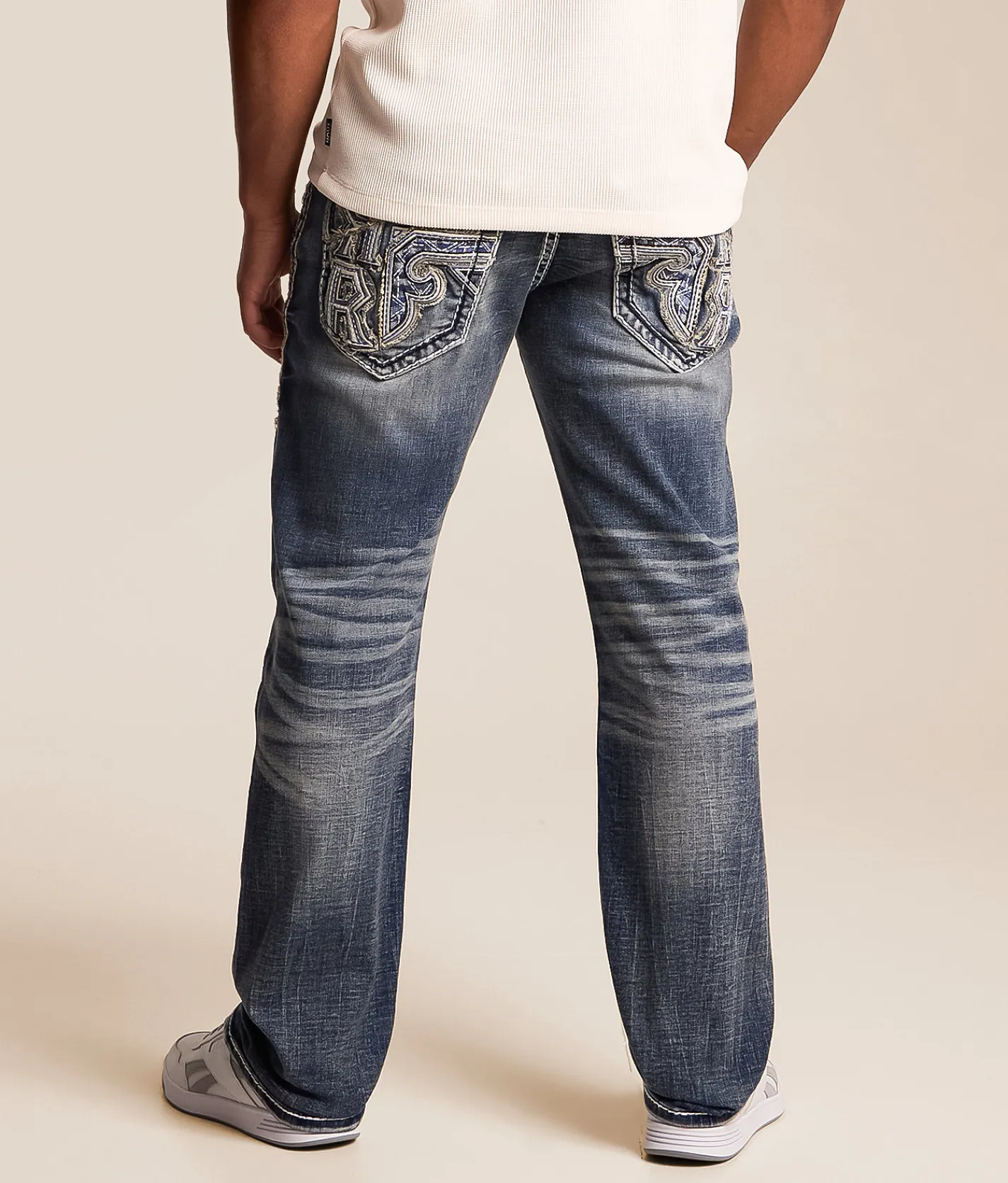 Bottoms|Rock Revival Jeans | Rock Revival Nigel Relaxed Taper Stretch Jean Nigel EQ202