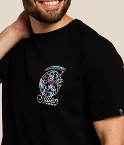 Sullen Night Cap T-Shirt Jet Black Discount