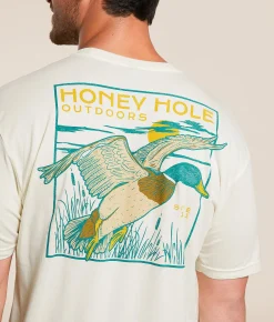 Honey Hole® Night Flight T-Shirt Natural Best