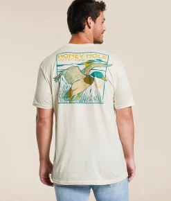 Honey Hole® Night Flight T-Shirt Natural Best