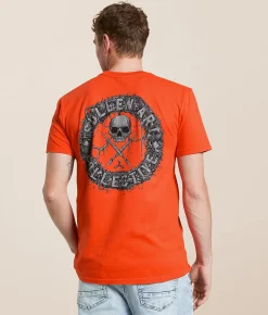 Tops|Graphic T-Shirts | Sullen Nightmare Badge T-Shirt Poinciana