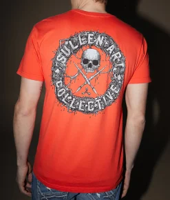Tops|Graphic T-Shirts | Sullen Nightmare Badge T-Shirt Poinciana