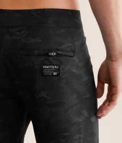 Bottoms|Swimwear | Howitzer Night Vision Stretch Boardshort Black Camo