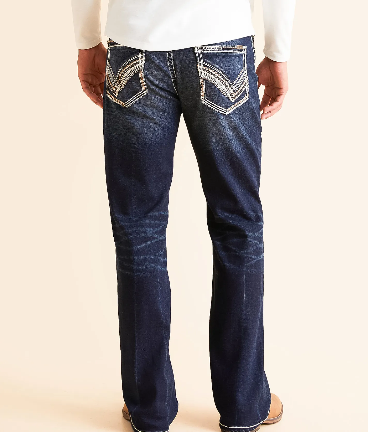 Buckle Black Nine Boot Stretch Jean Pecos New