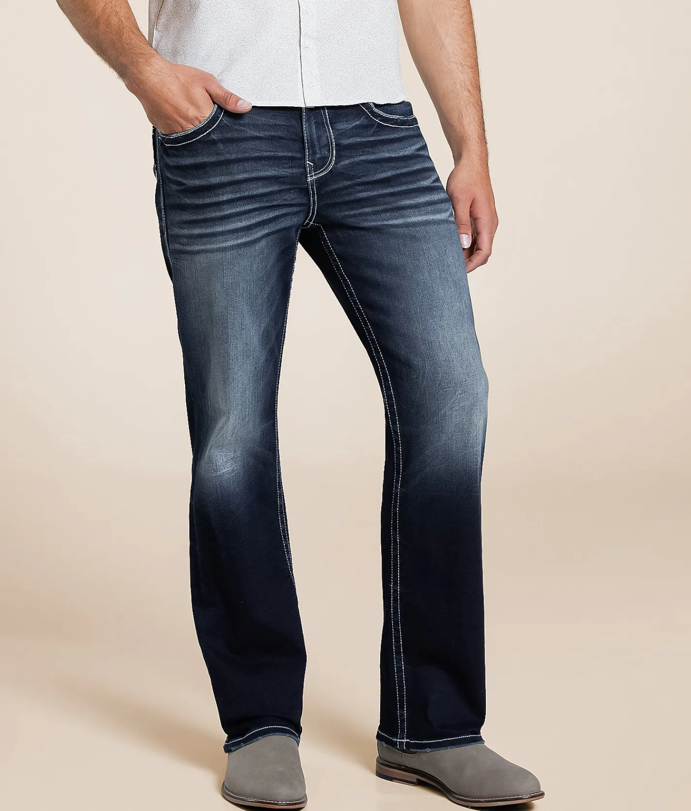 Buckle Black Nine Boot Stretch Jean Sorrento New