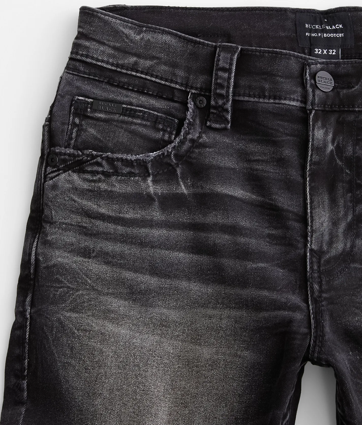 Buckle Black Nine Boot Stretch Jean Wabash New