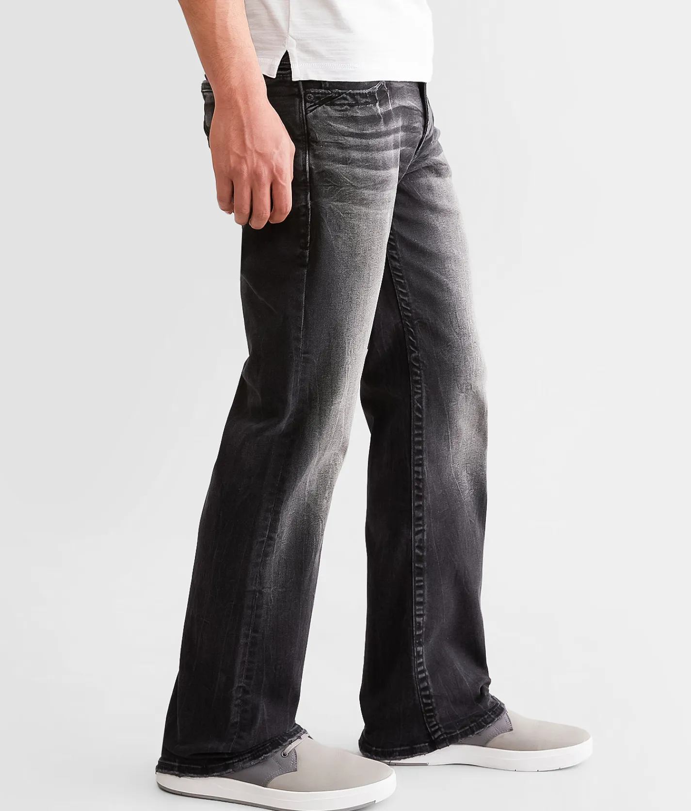 Buckle Black Nine Boot Stretch Jean Wabash New